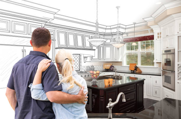Professional Kitchen Island Installation technician working in Coppell, TX